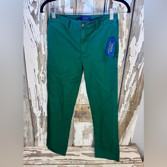 Polo Ralph Lauren Other - Polo Ralph Lauren Boys Chino Pants Hunter Green Size 12 NWT